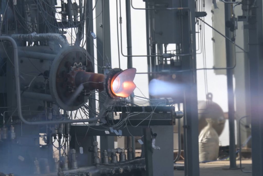 Fig. 6 Video capture showing the moment the chamber leaked in the barrel (Courtesy NASA)