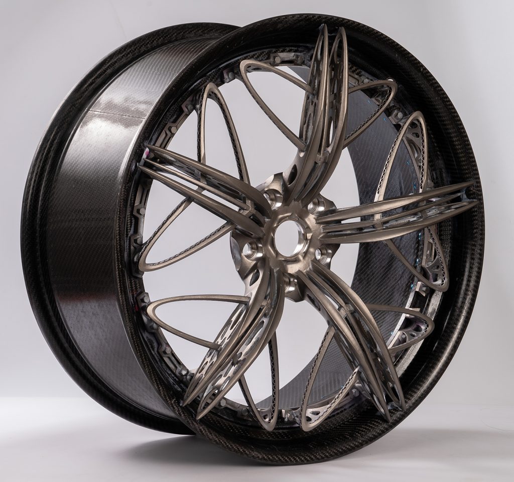 Fig. 12 Metal Additive Manufacturing car wheel (Courtesy Ascension Design)