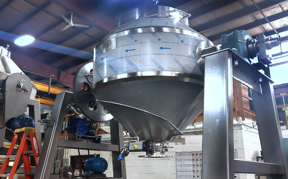 Gemco is offering mixing and drying equipment designed to process metal, ceramic, and polymer powders for the Additive Manufacturing industry (COurtersy Gemco)