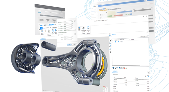Materialise has announced new features to Magics, its data and build preparation software (Courtesy Materialise)