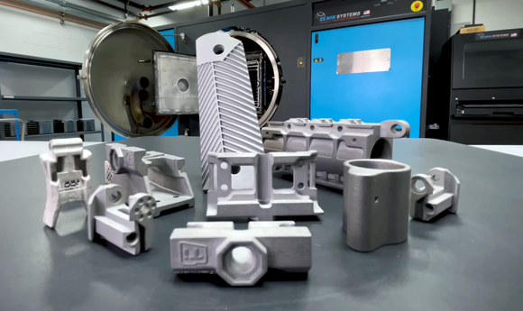 Tekna has collaborated with TriTech Titanium Parts in the successful Binder Jetting of titanium parts using a Desktop Metal P1 Additive Manufacturing machine (Courtesy Desktop Metal)