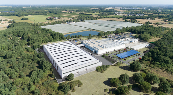 Rendering of the future Campsas site of Liebherr-Aerospace Toulouse SAS (Courtesy Liebherr)
