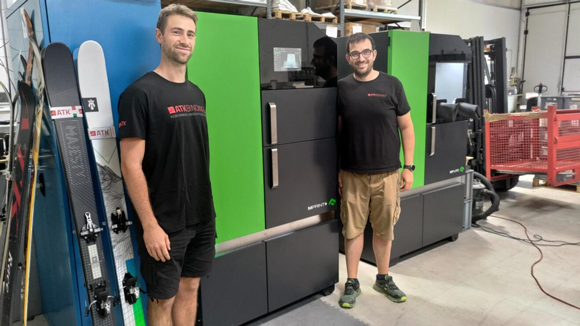 ATK Bindings selected One Click Metal’s BOLDseries metal additive manufacturing system to accelerate the development of its ski buildings for the upcoming season (Courtesy One Click Metal)