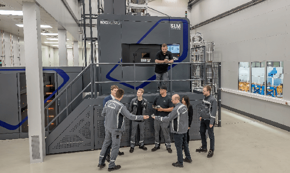 MAN Energy Solutions relies on the SLM NXG XII 600 additive manufacturing machine at its Oberhausen plant (Courtesy SLM Solutions)