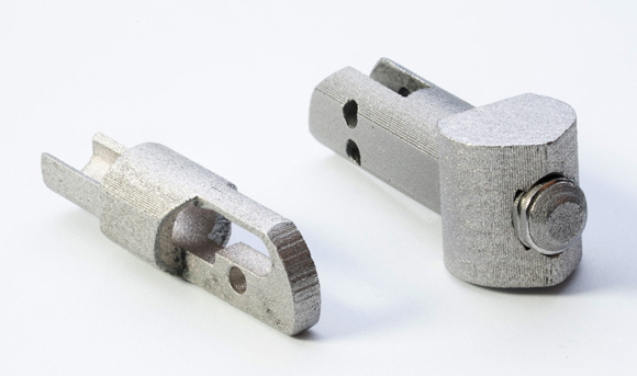 3DEO’s articulation joint and pivot, winner of Metal Additive Manufactured Medical/Dental Grand Prize  (Courtesy MPIF)
