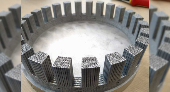 Researchers from the universities of Sheffield and Wisconsin-Madison have developed an electric motor using Additive Manufacturing technology (Courtesy the University of Sheffield)