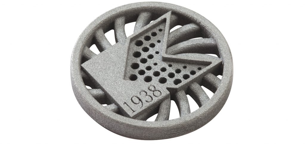 Fig. 10 A BJT cemented carbide commemorative coin (Courtesy Kennametal)