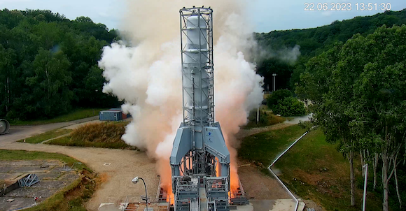 ArianeGroup has successfully completed testing on its Prometheus additively manufactured engine (Courtesy ArianeGroup)