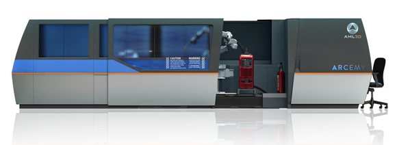 AML3D’s Arcemy is a medium to large scale metal Additive Manufacturing machine (Courtesy AML3D)