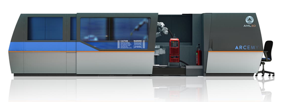 AML3D’s Arcemy is a medium to large scale metal Additive Manufacturing machine (Courtesy AML3D)