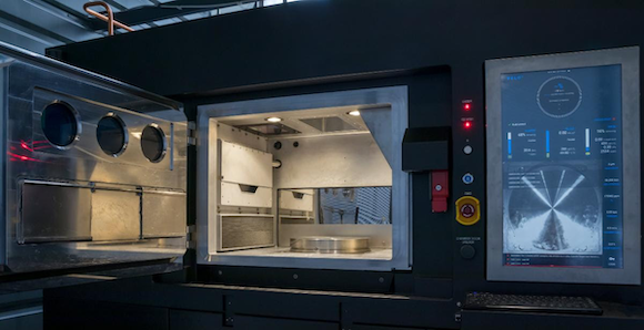 A Sapphire XC Additive Manufacturing  machine in place at Schoeller-Bleckmann Oilfield Technology (Courtesy Velo3D)