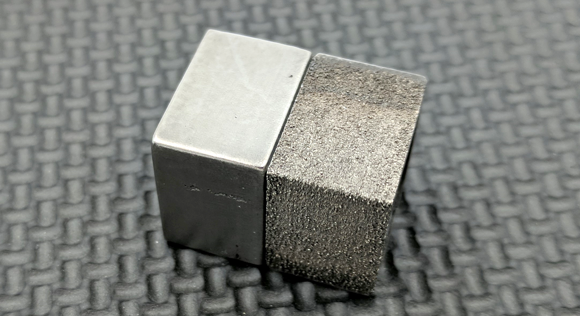 Example of PECM's finishing capabilities on Inconel 738 (Courtesy Voxel Innovations)