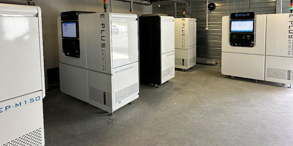 3Dental’s current fleet of EP-M150 machines from Eplus3D (Courtesy Eplus3D) 