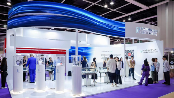 The PGI Booth at Jewellery and Gem WORLD Hong Kong (Courtesy PGI)