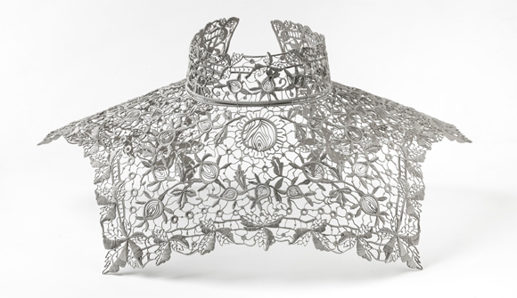 The project involved stiffening lace collar motifs dating from the 19th century (Courtesy AddUp)
