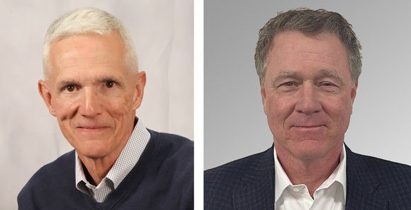 Jeffrey Creech (left) and Harriss Currie have been appointed to 3D Systems’ executive leadership team (Courtesy 3D Systems)