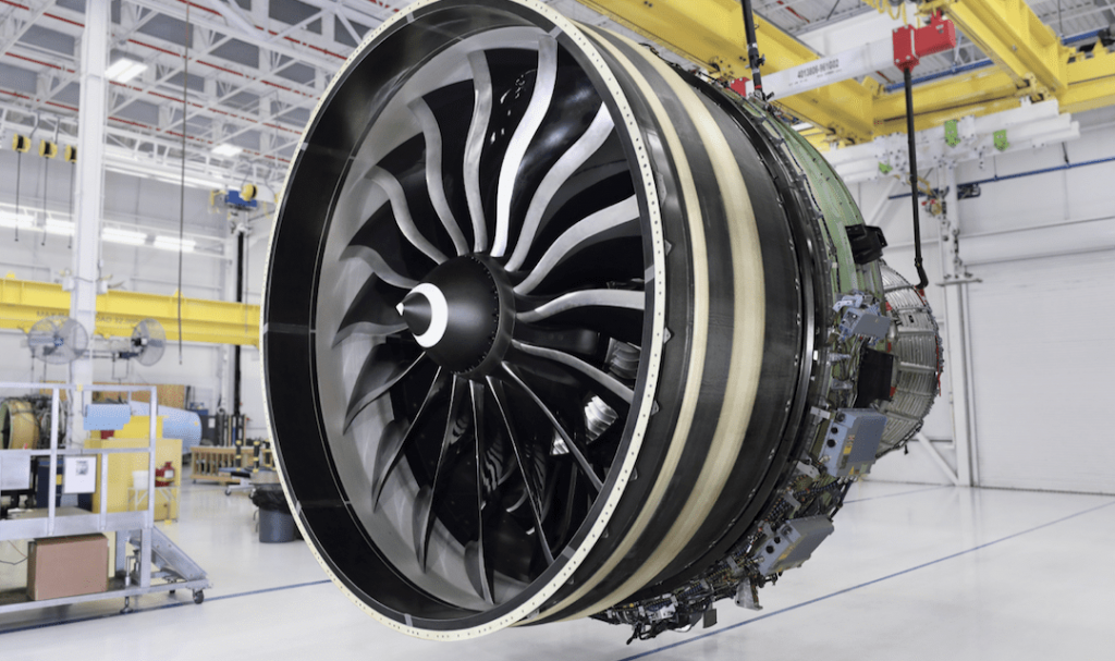 Fig. 1 The GE9X turbofan is the ultimate demonstration of the capabilities of AM, containing more than 300 metal additively manufactured parts. The engine has been selected by Boeing for its 777X airliner (Courtesy GE Aerospace)