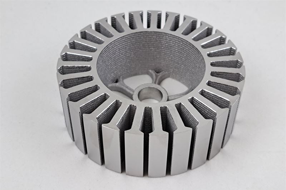 Elkem has developed a new specialised iron silicon powder that may enable the Additive Manufacturing of components for electrical motors (Courtesy Elkem)
