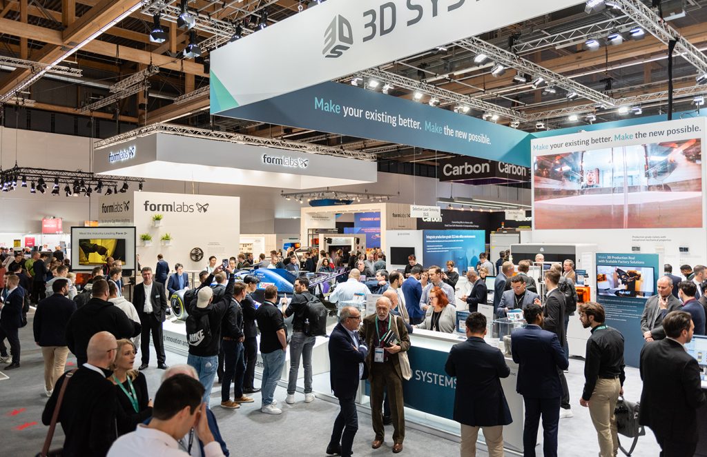 Fig. 1 Formnext 2023 attracted some 33,000 visitors, an increase of 11% on the previous year (Courtesy Mesago/Mathias Kutt)