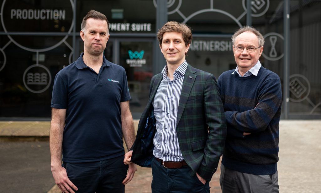 Fig. 2 From left: Martyn Hussey, Head of New Technologies; Will Richardson, Chief Executive Officer; Ian Laidler, Chief Technology Officer (Courtesy Wayland Additive) 