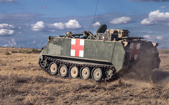 An M113 personnel carrier (Courtesy DVIDS - Defense Visual Information Distribution Service)