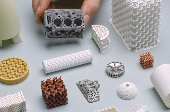 Nano Dimension show a range of metal and ceramic components at TCT3Sixty (Courtesy Nano Dimension)