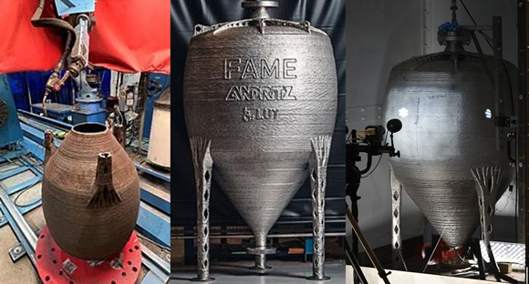 Dimecc has reported the successul testing of its DED-produced pressure vessel (Courtesy Dimecc Ltd)