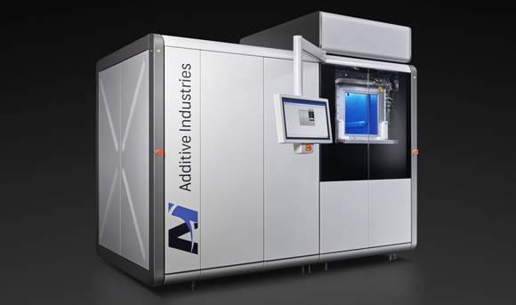 The new MetalFab 300 Flex is coupled with a unique build platform that enables users to increase the build area on-demand (Courtesy Additive Industries)