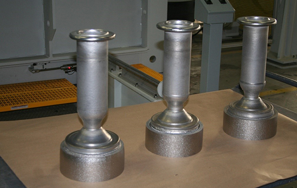 Nozzle sections additively manufactured by Sciaky helped to propel Intuitive Space’s IM-1 lander engine to the Moon (Courtesy Intuitive Space/Sciaky)