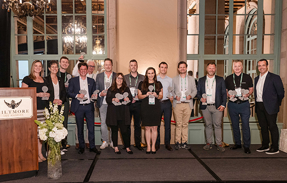 Attendees of the 2024 Sustainability Recognition at the AMGTA Member Summit (Courtesy Business Wire)