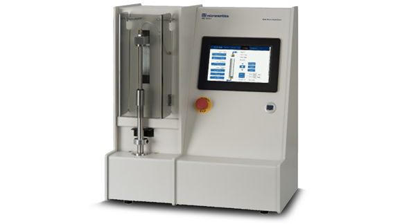 The Micromeritics Sub-Sieve AutoSizer (SAS) II determines particle size, surface area, and powder bed porosity by air permeability. The sizer is fully compliant with ASTM B330-12 and C721-14 standards for particle sizing of alumina, silica, and metal powders. B330-15 – Metal Powders; C721-15 – Al2O3, SiO2 – Ceramics & E2980 – 15 – General particle size (Courtesy Micromeritics)