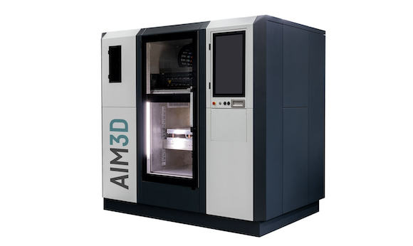 The ExAM 510 is suitable for metals, ceramics and polymers (Courtesy AIM3D GmbH)
