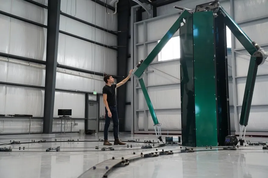 Christian LaRosa, CEO of Rosotics, with one of the company’s metal Additive Manufacturing machines (Courtesy Rosotics)