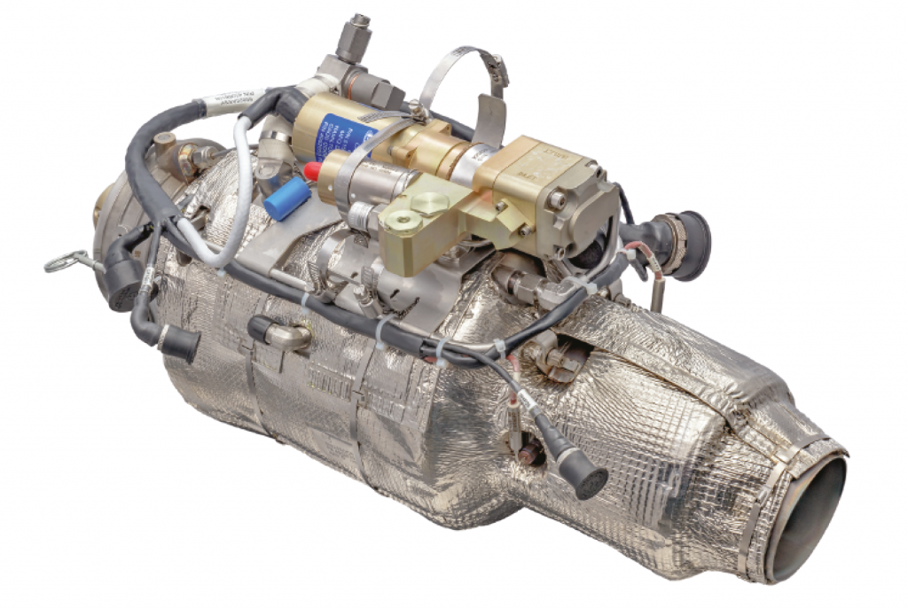 At the Farnborough International Airshow Pratt & Whitney announced that it has redesigned TJ150 turbojet to now be entirely produced using Additive Manufacturing (Courtesy Pratt & Whitney)
