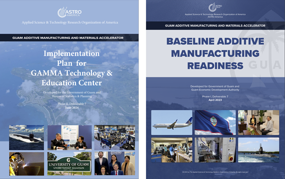 ASTRO America has published the Implementation Plan (left) and the Baseline AM Readiness Report (Courtesy ASTRO America)