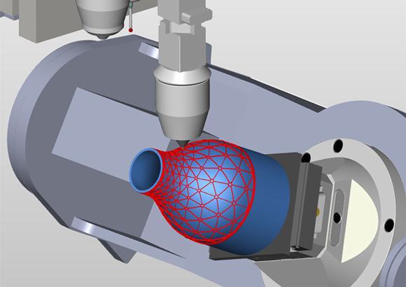 A hyperMILL VIRTUAL Machining capability is now available for Additive Manufacturing processes (Courtesy Open Mind Technologies)