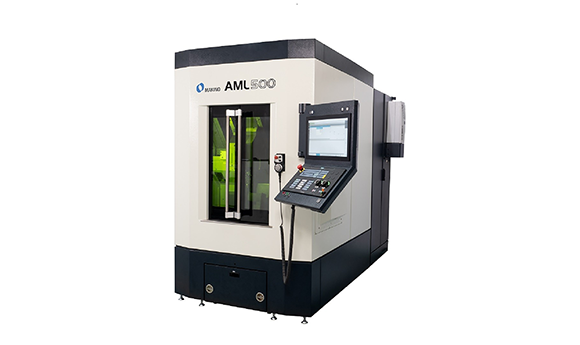 Makino has implemented the joint project results in the new AML 500 processing machine. The flexible machine tool achieves an effective feed rate of up to 30 meters per minute (Courtesy Fraunhofer Institute for Laser Technology ILT)