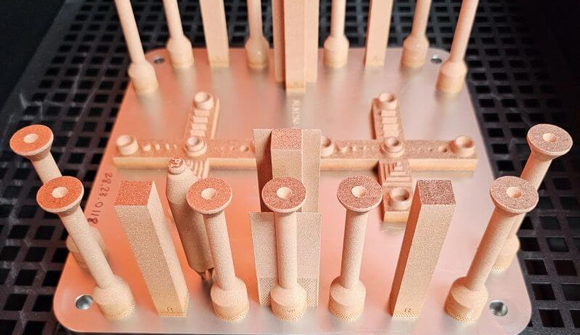 Tucker Induction Systems is now capable of manufacturing induction coils and copper parts (Courtesy Nikon SLM Solutions)