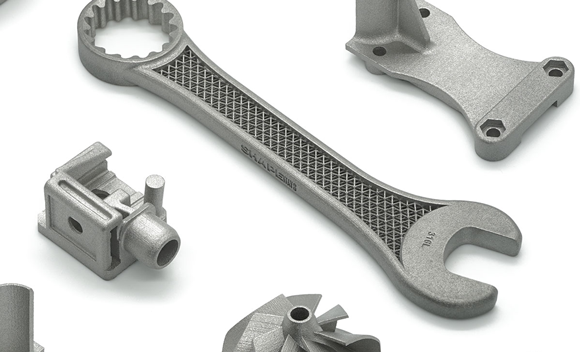 Shapeways offered a number of metal Additive Manufacturing production options, including Binder Jetting and PBF-LB (Courtesy Shapeways)