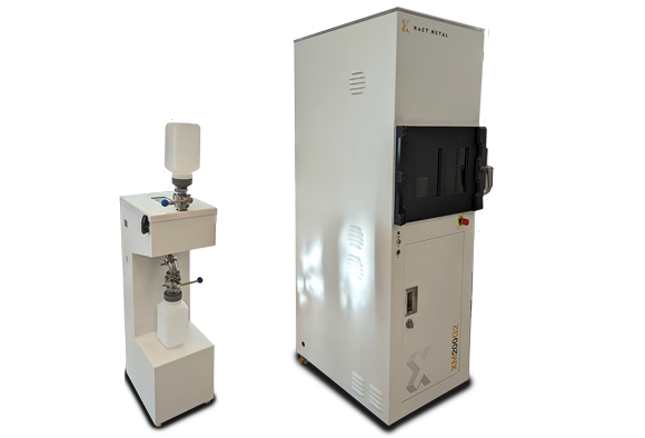 Xact Metal’s new powder handling system will stand separately from the XM200G metal Additive Manufacturing machine and provide an improved powder handling process (Courtesy Xact Metal)