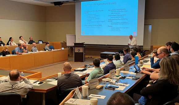 The MPIF held its 60th annual Basic PM Course at State College, Pennsylvania (Courtesy MPIF)