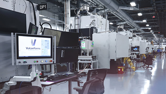 Inside VulcanForms’ industrial-scale Additive Manufacturing facility (Courtesy VulcanForms)