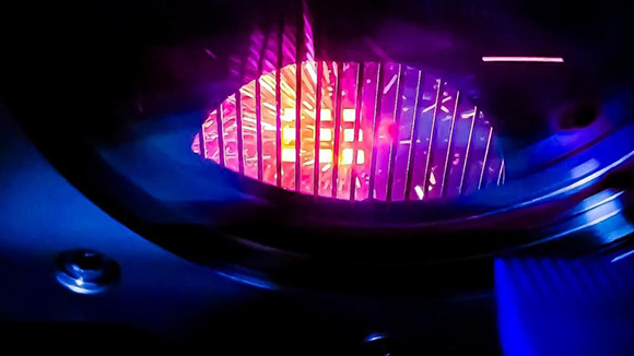 The PBF-EB Additive Manufacturing machine used to develop the crack-free alloy suitable for high temperatures (Courtesy Saket Thapliyal/ORNL, US DOE)