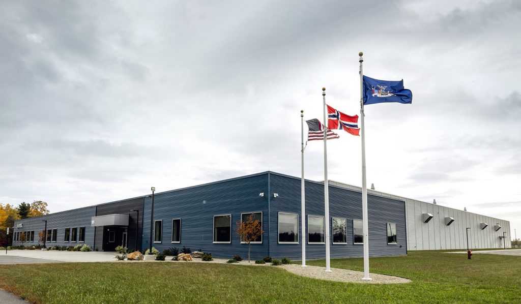 Fig. 1 Exterior view of Norsk Titanium's facility in Plattsburgh, New York (Courtesy Norsk Titanium)