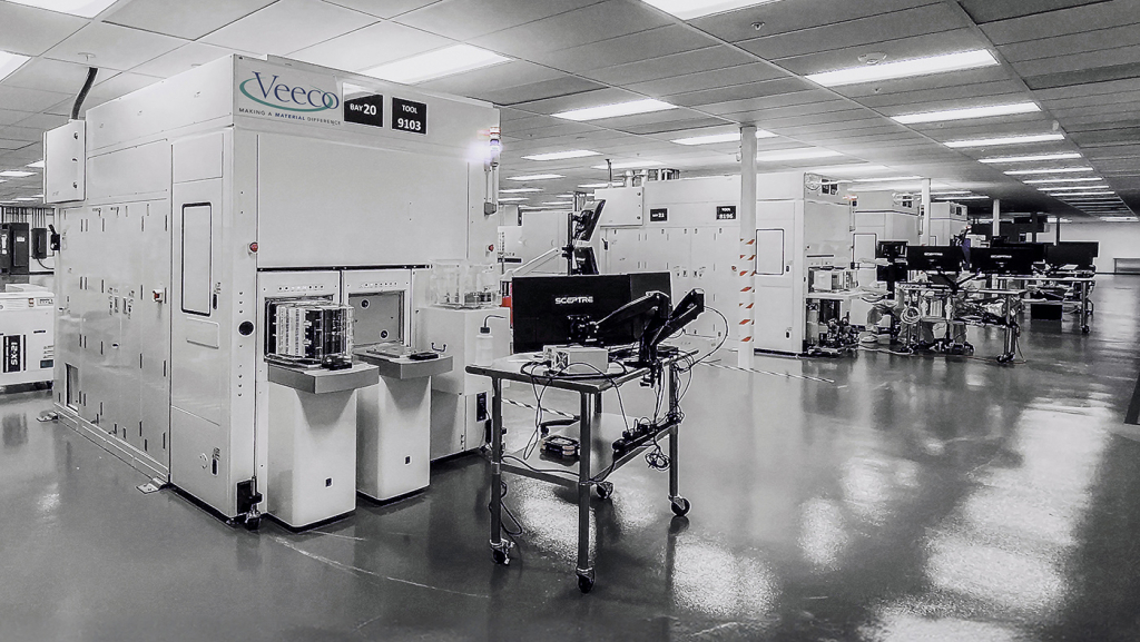 Fig. 2 Semiconductor Capital Equipment at a Veeco facility (Courtesy Veeco Instruments)