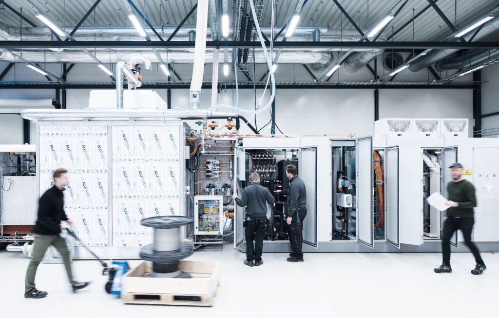 Fig. 3 The rear of one of Norsk Titanium's Merke IV machines (Courtesy Norsk Titanium)