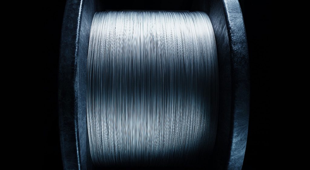 Fig. 7 Norsk Titanium has a patented method for the production of the 1.6 mm diameter titanium weld wire used in the RPD process (Courtesy Norsk Titanium)
