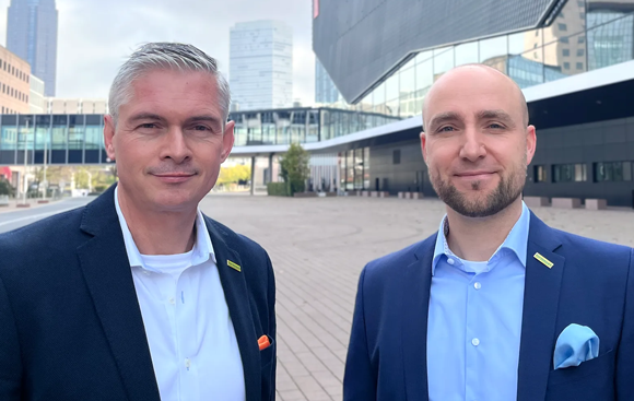 Sascha Wenzler and Christoph Stüker at Messe Frankfurt (Courtesy Mesago Messe Frankfurt GmbH)