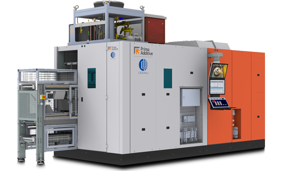 The IANUS robotic cell is a multiprocess system that can be configured for a wide range of laser processes (Courtesy Prima Additive)
