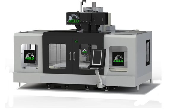 Meld’s K2 Additive Manufacturing machine is designed for the production and repair of large parts (Courtesy Meld)